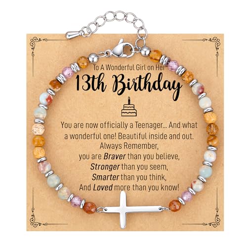 Crystal Cross Bracelet for Women Teen Girls Christmas Birthday Gifts - style: 13th