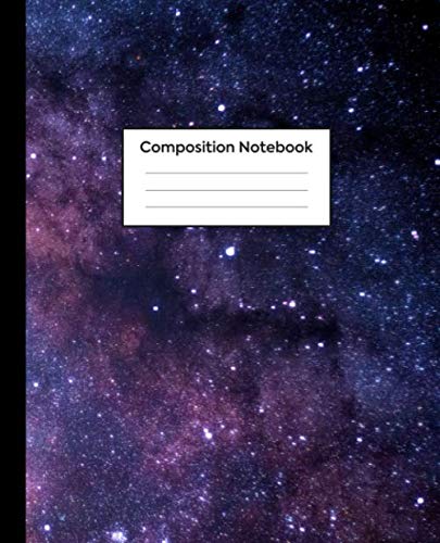 Composition Notebook: College Rule, Colorful Space and Star Systems - Journal for Girls and Boys, Kids, School, Students and Teachers - 7.5 x 9.25, 100 College Ruled Pages