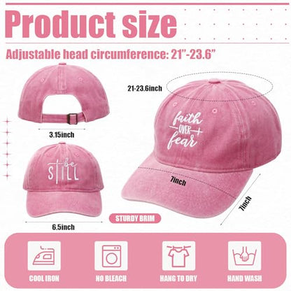 6/12 Pack Christian Hats Bulk for Men Women - style: Style 4