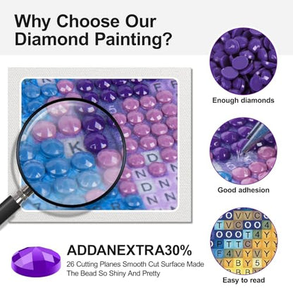 Diamond Art Kits for Adults, Diamond Painting Kits for Beginner DIY 5D - color: DP05080