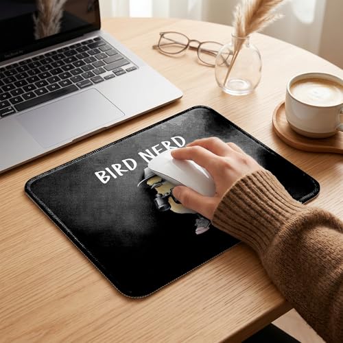 Bird Nerd Gifts Mouse Pad, Bird Lover Watcher Gifts, Funny Birding Wildlife Mouse Pad for Home Office Computer Laptop Desk Accessories, 9.5x7.9 Inch - color: Bird Lover
