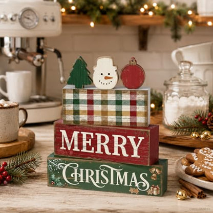 Christmas Decorations Indoor, Merry Christmas Snowman Tree Home Decor - style: Christmas