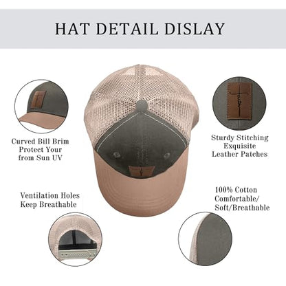 Christian Hats for Men & WomenJesus Cross HatChristianReligious GiftsforVarious Festivals&BirthdaysFaith Baseball/Trucker Cap - color: Light Green Faith