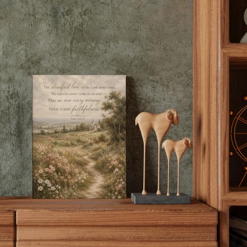 DIENADFX Christian Floral Landscape Canvas Wall Art Decor Pictures 11x14