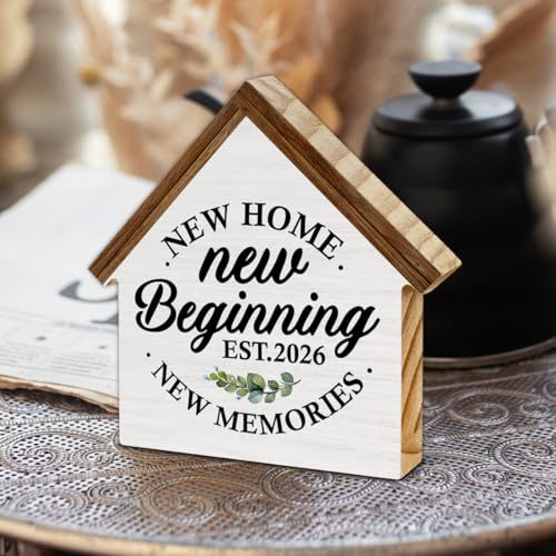 2026 Housewarming Gifts, New Home Gift Ideas, New Beginnings Home Decor - color: New Beginning 2026