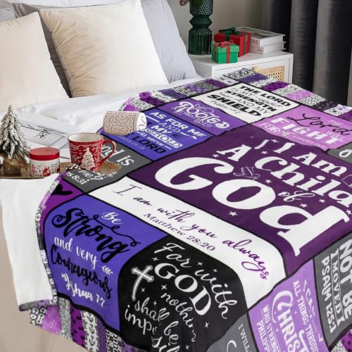 Christian Gifts for Women, Christian Birthday Gifts Throw Blanket 60"x50"
