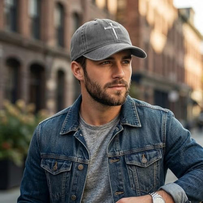 Funny Embroidered Baseball Cap Unisex - color: Pigment Gray1