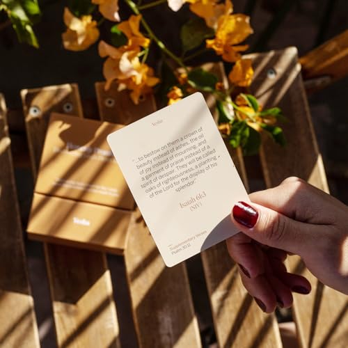 Yesha 52 Heavenly Promises Pocket Bible Verse Cards | Discovering God's Heart for You | Compact Christian Affirmation Cards for Daily Devotional Prayer | Premium Pocket-Size Faith Gift for Men & Women