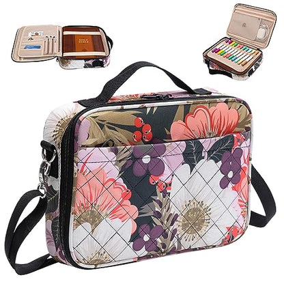 Bible Cover for Women, Large Bible Case with Handles, Bible Bag & Organizer