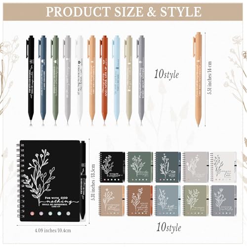 Resurhang Christian Gift Bulk for Women with Notes, Boho Color, 40 Pcs - color: Boho Color