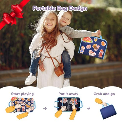 CHEFAN 12 Pack Felt Story Board Pieces, Flannel Stories for Toddlers - color: Nursery-12pack-b