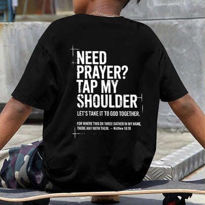 Christian Shirts for Boys Jesus Cross Casual Tops - color: Black-1, size: 7-8 Years