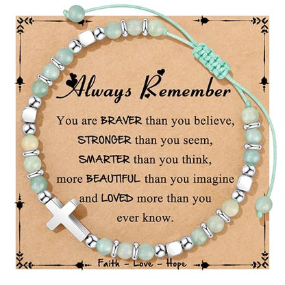 Gifts for Teen Trendy Stuff Natural Stone Bracelets Teen Birthday Gifts