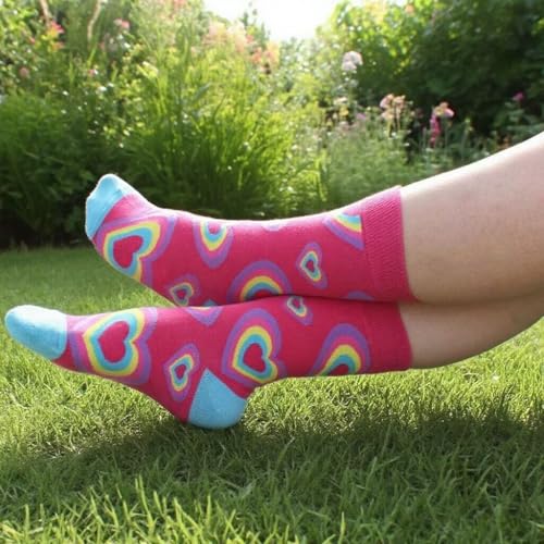 Womens Animal Socks Size 9-11, Cute Funny Fun Crazy Novelty Colorful Calf Girls Crew Socks - color: Ns-02