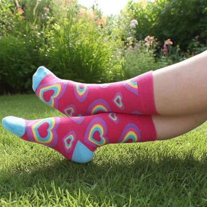 Womens Animal Socks Size 9-11, Cute Funny Fun Crazy Novelty Colorful Calf Girls Crew Socks - color: Ns-02