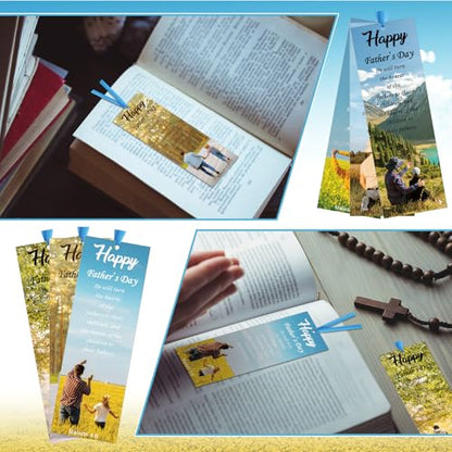 Dispowreath 60 Pcs Dad Malachi 4:6 Bookmarks Religious Christian Bulk - style: Dad Malachi 4:6