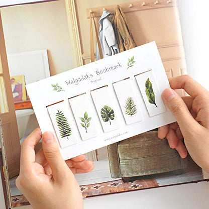 Monolike Magnetic Bookmarks Tropical, Set of 5