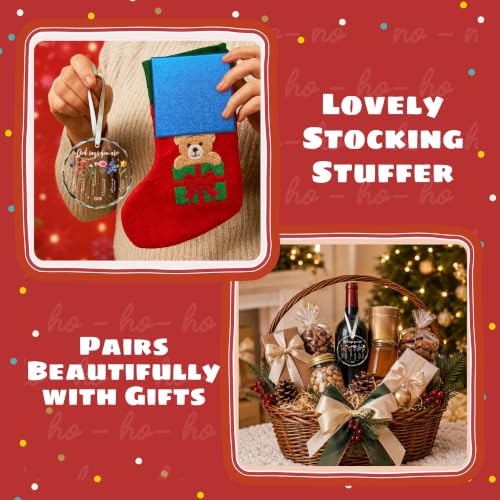 Christian Christmas Ornaments, Spiritual Catholic Bible Religious Ornaments - color: Christian