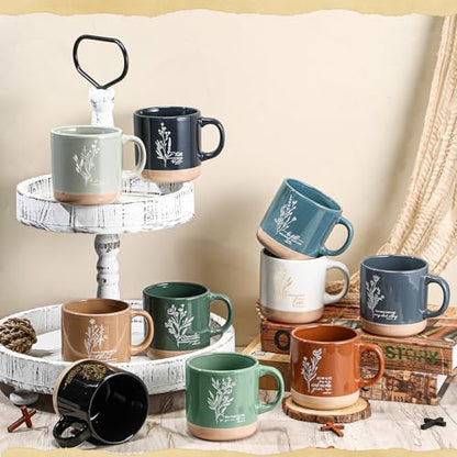 Didaey 10 Pcs Christian Gifts Bulk for Women, Religious Bible Verse Mugs - color: Neutral Color