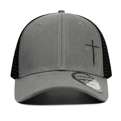Christian Hats for Men Women,Jesus Cross Hat Christian Religious Gifts for Birthday/Christmas - color: 24.grey 02