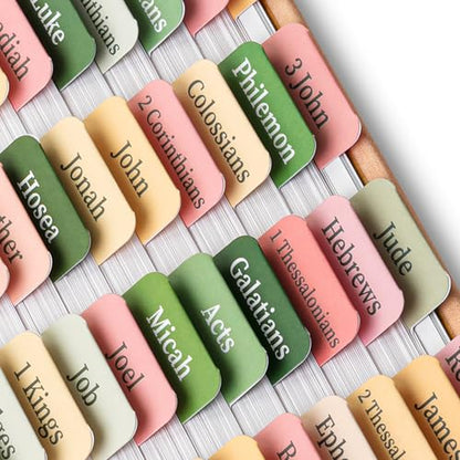 Mr. Pen- Bible Tabs, 75 Tabs, Colorful - color: Colorful