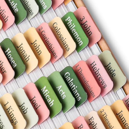 Mr. Pen- Bible Tabs, 75 Tabs, Colorful - color: Colorful