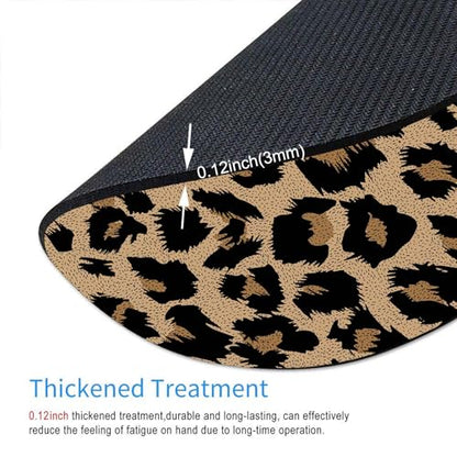 Mouse Pad, Modern Leopard Skin Pattern Mouse Pad, Washable Round Cloth Mousepad for Office Laptop, Non-Slip Rubber Base for Wireless Mouse for Computer Desk 7.9×7.9×0.12 inches - color: Modern Leopard Skin Pattern