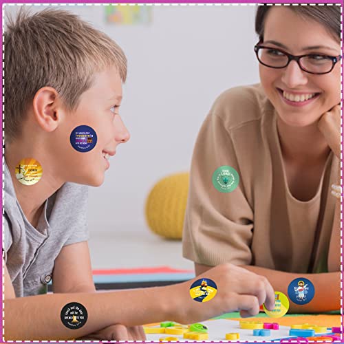 Geyee 600 Pcs Christian Religious Stickers for Kids, Bible Style - style: Bible Style