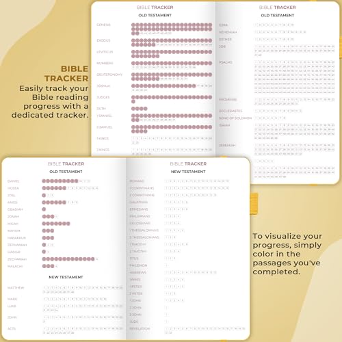 Clever Fox Bible Study Journal, Guide, Supplies for Women 7x10 Amber Yellow - color: Amber Yellow, size: Smaller than A4 (7" x 10")