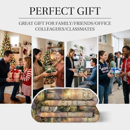 Jekeno Amazing Grace Gifts Blanket Christian Church Throw Blanket - color: Amazing Grace, size: 50x60 Inch