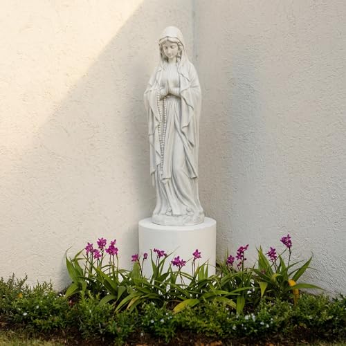 Virgin Mary Praying Statue 23.5 Inch, Religious Outdoor Statue - color: Praying Virgin Mary（23.5 Inch）