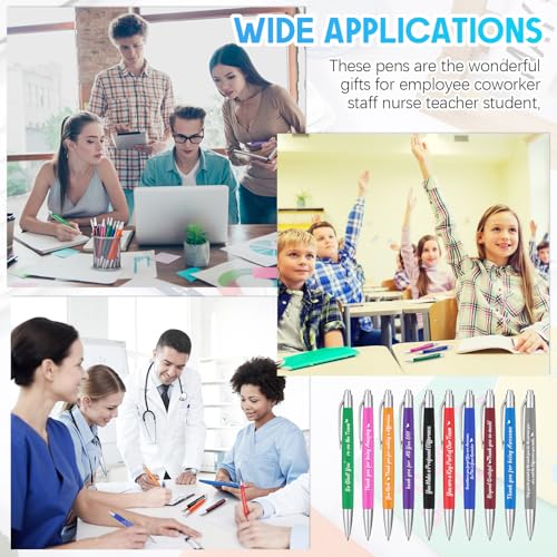 Gueevin 200 Pcs Inspirational Pens Employee Gift, Appreciate Style - style: Appreciate Style
