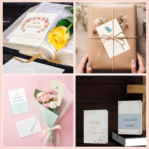 24 Pack Christian Pastor Ministry Appreciation Cards, Pastor - style: Pastor