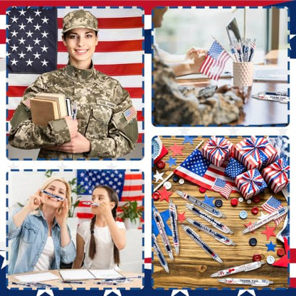 30 Pcs Veteran Day Ballpoint Pens Patriotic Pens Veterans Gifts Bulk - style: Veteran