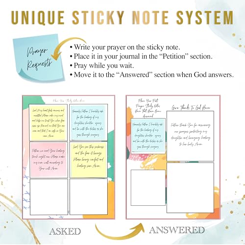 Prayer Journal for Women, Guided Christian Bible Study Journal