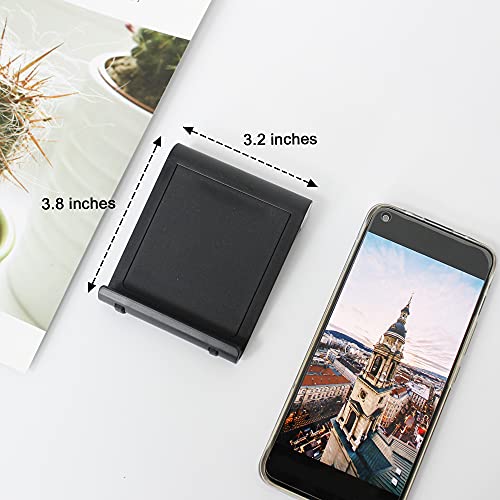 Mayten Foldable Cell Phone Stand for iPhone- Adjustable Phone Holder with Wide Compatibility, Portable Desktop Dock for iPhone 15/14/13/12/11/Pro/Max/SE, Galaxy, Pixel, Anti-Slip Design (Black) - color: Black