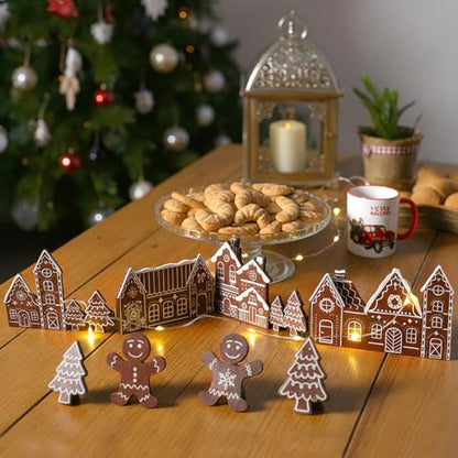 Colingmill 32'' Christmas Gingerbread Man Tabletop Wooden Decor Tree Sign - style: Gingerbread Style