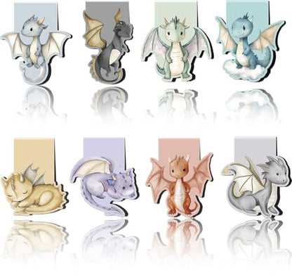 Cute Dragon Magnetic Bookmarks, Animal Book Marks for Young Readers - style: Cute Dragon
