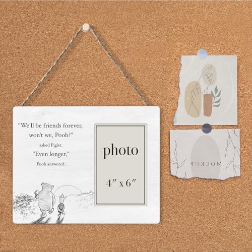 Pooh Bear Picture Frame, Friendship Gifts for Friends Besties - color: Friends
