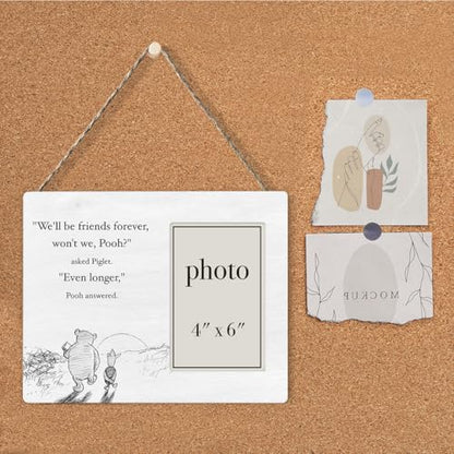 Pooh Bear Picture Frame, Friendship Gifts for Friends Besties - color: Friends