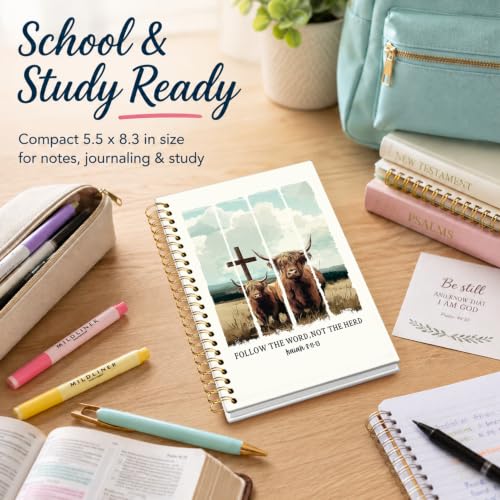Bible Journal for Women, Christian Gifts for Women - color: Christian Notebook-white