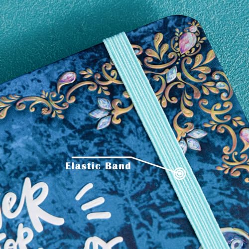 B5 Hardcover Journal for Women & Men -Butterfly Aesthetic Lined Notebook - color: Sky Blue