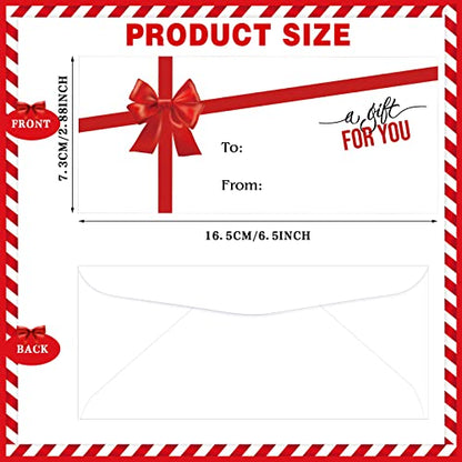Jetec 150 Pcs Christmas Money Envelopes Cash Gift Card for Birthday Wedding