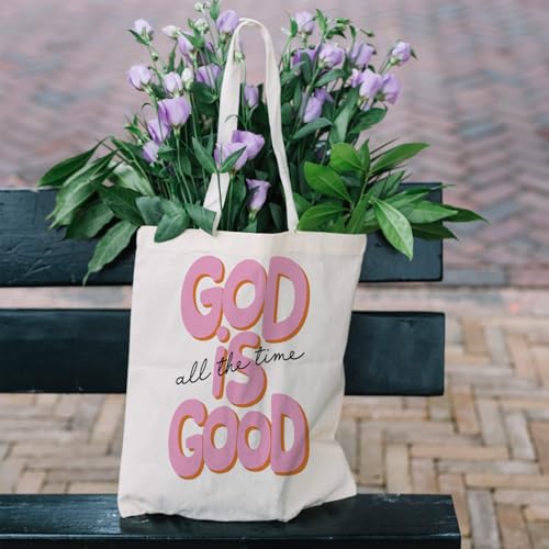 Preppy Coquette Pink Tote Bag, Trendy Shoulder Canvas Tote Bags, Durable Reusable Grocery Bag for Shopping and Travel - color: God