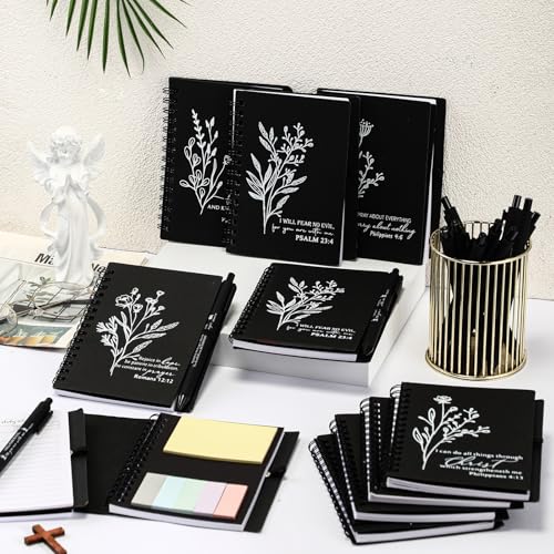 Resurhang Christian Gift Bulk for Women with Notes, Black, 40 Pcs - color: Black
