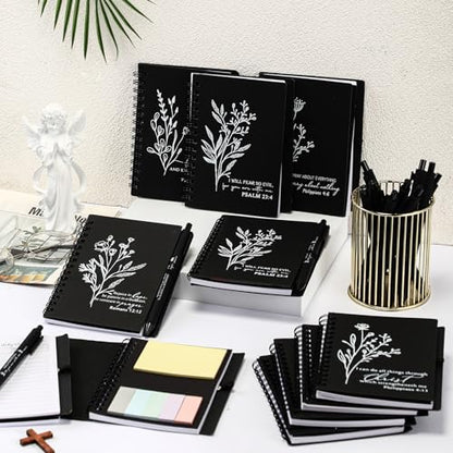 Resurhang Christian Gift Bulk for Women with Notes, Black, 40 Pcs - color: Black