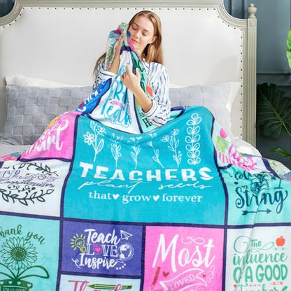 Gifts for Teachers Women, Teacher Gifts for Women Blanket 50"x 60"