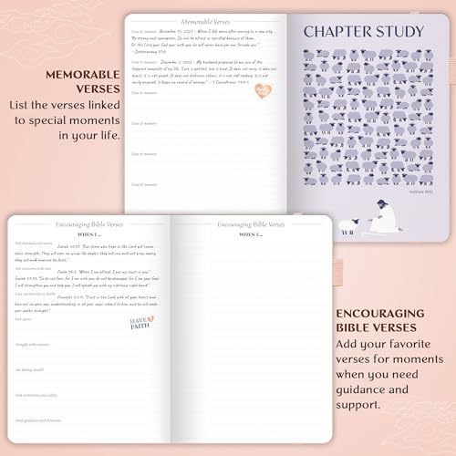 Legend Bible Study Journal for Women, Guide Notebook for Notes Rose Gold - color: Rose Gold