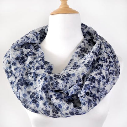 Jersey Knit Infinity Scarf Colorful Head Wrap for Travel - color: Color-b10