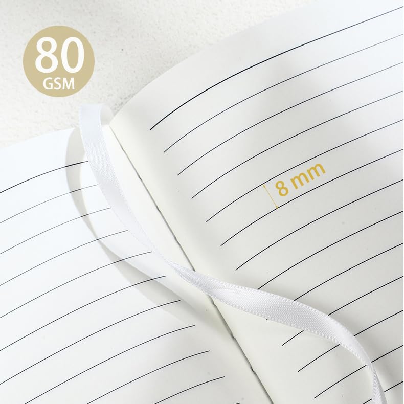 ipoul Beautiful Journal for Women, Daisy Flower, Hardcover, A5, 6x8, Lined Pages, Lay-flat, Personal Notebook, Self Care Journal, 40th Birthday Gifts for Women, Mothers day Gifts for mom - color: Daisy-silver